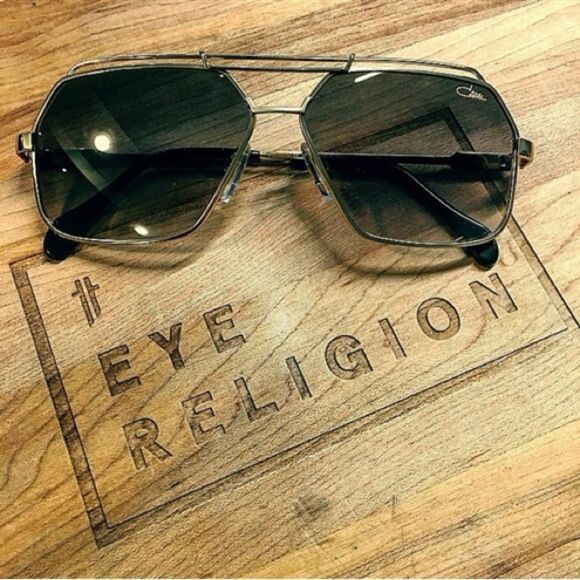 Cazal Gold Legends 734 Titanium Sunglasses - Picture 2 of 2